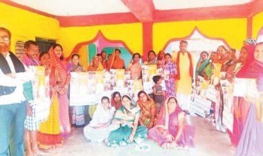भाजपाईयों ने किया जनसंपर्क, भोजराज को जिताने अपील