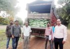 अवैध उर्वरक के परिवहन पर ट्रक सहित खाद जब्त