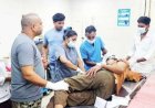 7 राउंड गोली में एक लगी जबड़े  में, 6 हवा में फायर