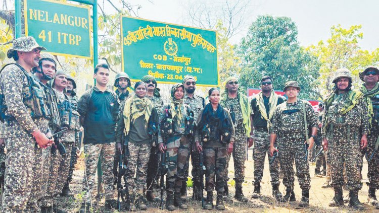 अबूझमाड़ के नेलांगुर में आईटीबीपी का नया कैंप स्थापित